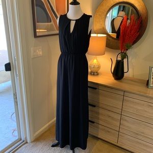 Black maxi dress